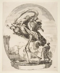 Death Carrying Off a Woman, from The Five Deaths