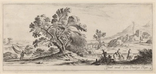 Landscape with Fisherman Carrying his Net