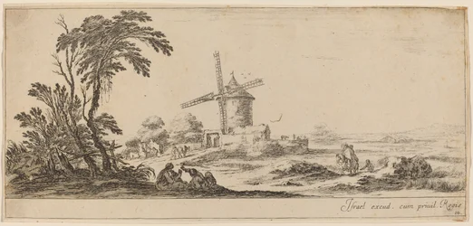 Landscape with Windmill