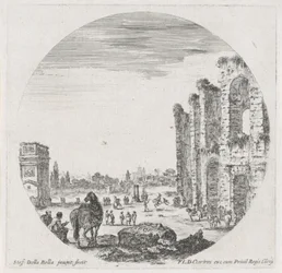 Landscape with the Colosseum and the Arch of Constantine