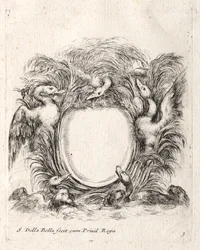 New Model for a Cartouche, 1647