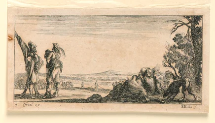 Plate 7, from "Designs of Some Troop Movements, Cannons, and City Attacks"