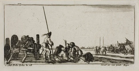 Plate Nine from Drawings of Several Movements by Soldiers