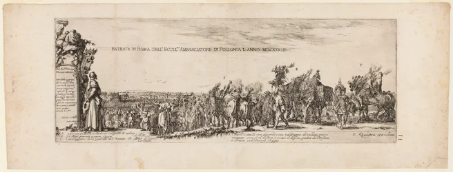Entrance of the Ambassador of Poland into Rome