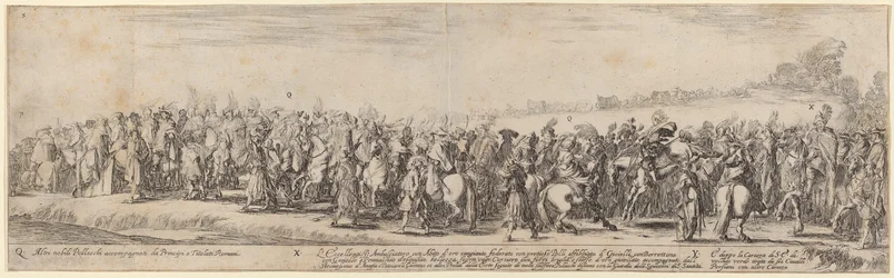 Polish Nobles, His Excellency the Ambassador, and His Carriage