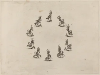 Ten Cavaliers in a Circle