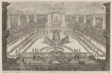 The Prince of Tuscany, His Horse Troops and Carriages around Mount Atlas