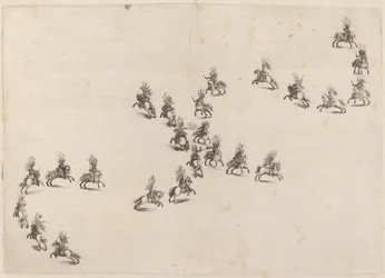 Twenty-Four Cavaliers in Double S Formation