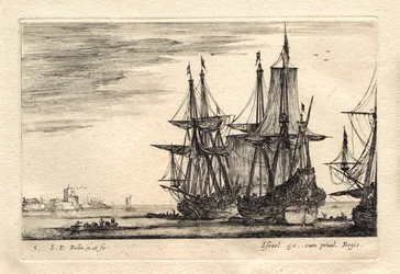 Two Boats about to Weigh Anchor
