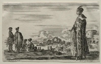 Various Figures and Landscapes: A Group of Polish Gentlemen