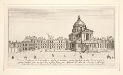 View and Perspective of the Chapel and House of Sorbonne
