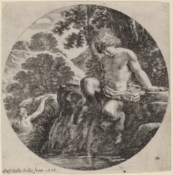 Young Satyr at the Bank of a Stream