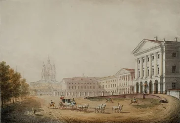 The Smolny Institute for Noble Maidens in Saint Petersburg