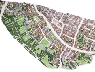 Cambridge Aerial View, c.1990-2005