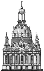 The Frauenkirche, Dresden