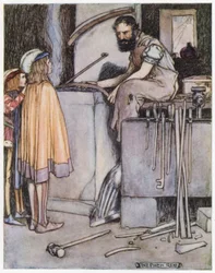 Illustration for Siegfried the Dragon-Slayer