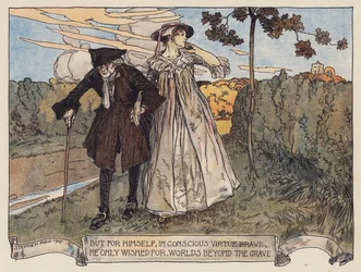 Illustration for The Deserted Village by Oliver Goldsmith