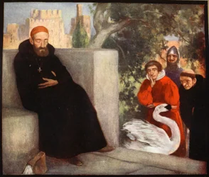 Saint Hugh of Lincoln and the Swan, illustration from 