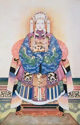 Tzu-Hsi, after a Chinese drawing