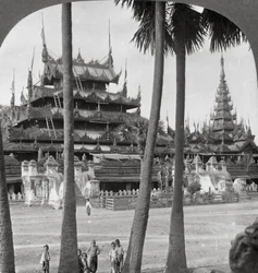 Pagan Kings Temple Near Aindow Yak Pagoda, Mandalay, Burma