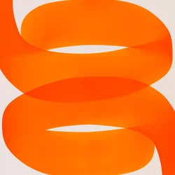 Dynamic Orange Swirl