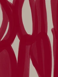 Red Abstract Lines