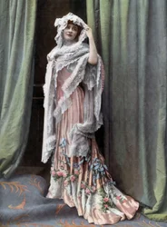French Comedian Marcelle Lender, Photo by Reutlinger from French Paper 