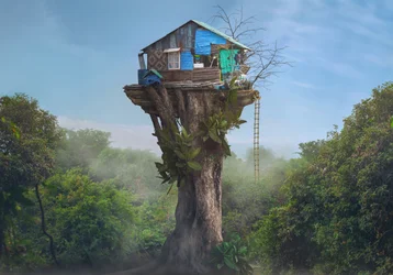 Misty Jungle Treehouse