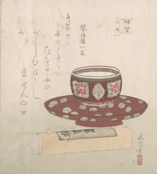 Teabowl and Powder Cake in a Tube