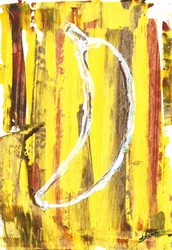 Abstract Yellow Banana