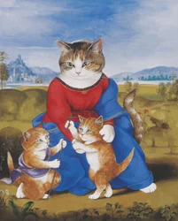 Illustration from Cats Galore! A Compendium of Cultured Cats