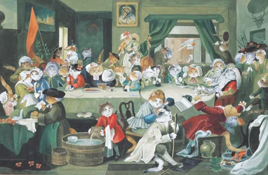 Illustration from Cats Galore! A Compendium of Cultured Cats