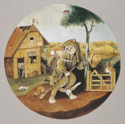 Illustration from Cats Galore! A Compendium of Cultured Cats