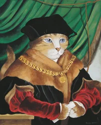 Illustration from Cats Galore! A Compendium of Cultured Cats