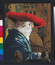 Illustration from Cats Galore! A Compendium of Cultured Cats