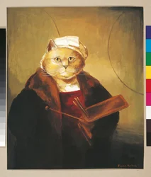 Illustration from Cats Galore! A Compendium of Cultured Cats