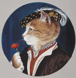Illustration from Cats Galore! A Compendium of Cultured Cats