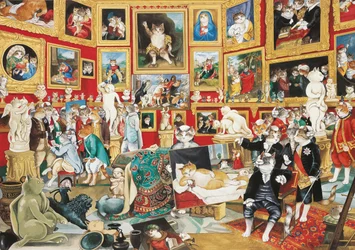 Illustration from Cats Galore! A Compendium of Cultured Cats