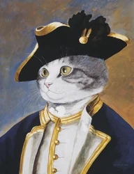 Illustration from Cats Galore! A Compendium of Cultured Cats