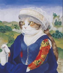 Illustration from Cats Galore! A Compendium of Cultured Cats