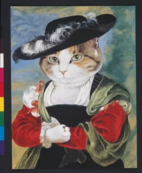 Illustration from Cats Galore! A Compendium of Cultured Cats