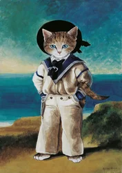 Illustration from Cats Galore! A Compendium of Cultured Cats
