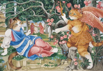 Illustration from Cats Galore! A Compendium of Cultured Cats