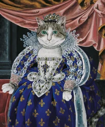 Illustration from Cats Galore! A Compendium of Cultured Cats