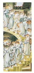 Illustration from Pre-Raphaelite Cats