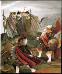 Illustration from Shakespeare Cats