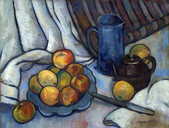Apples, Teapot and Jug