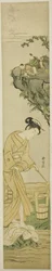 Daoist Immortals Spying on a Young Beauty