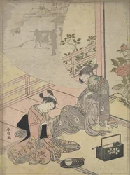 Parody of the Tale of Young Man Lu: Courtesan Dreaming, 18th Century