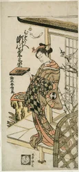The Actor Segawa Kikunojo II as the Courtesan Umegae in the Play 